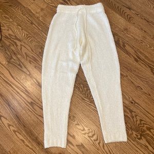 Womens ASOS lounge pant sweater jogger drawstring comfort cozy loungewear size 4